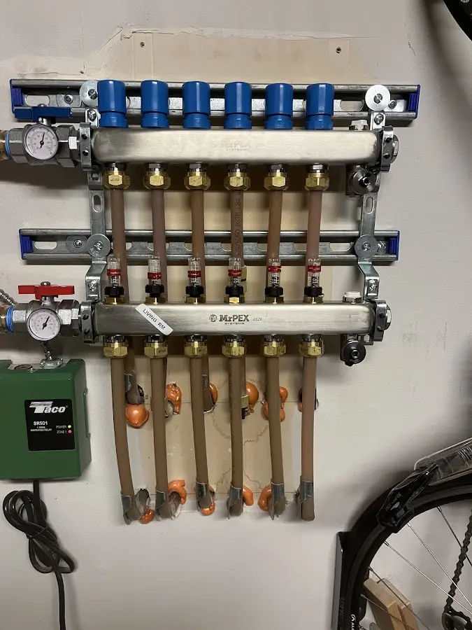 Plumber performing Gas Leak Detection at a residential property in Redwood Falls